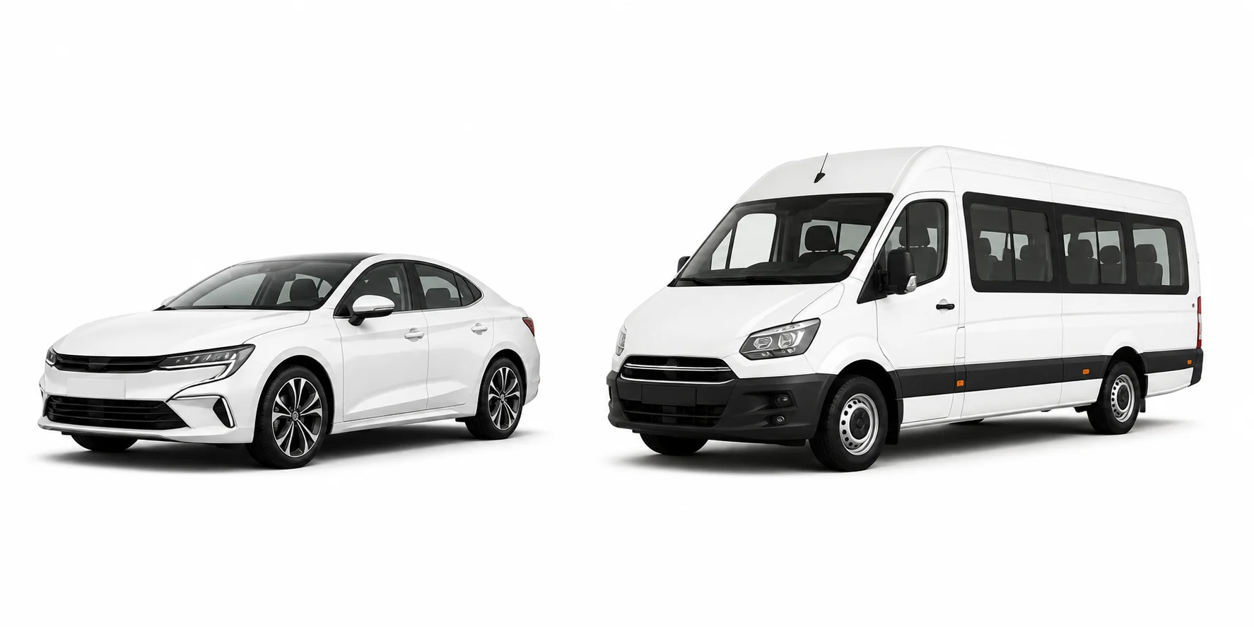 Autoturism electric și microbuz electric pentru persoane